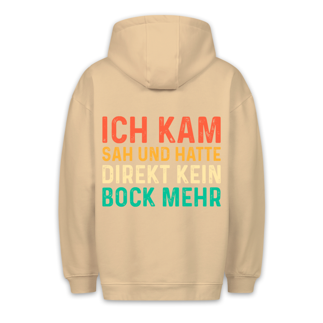 Kein Bock Mehr - Hoodie Unisex Rückendruck