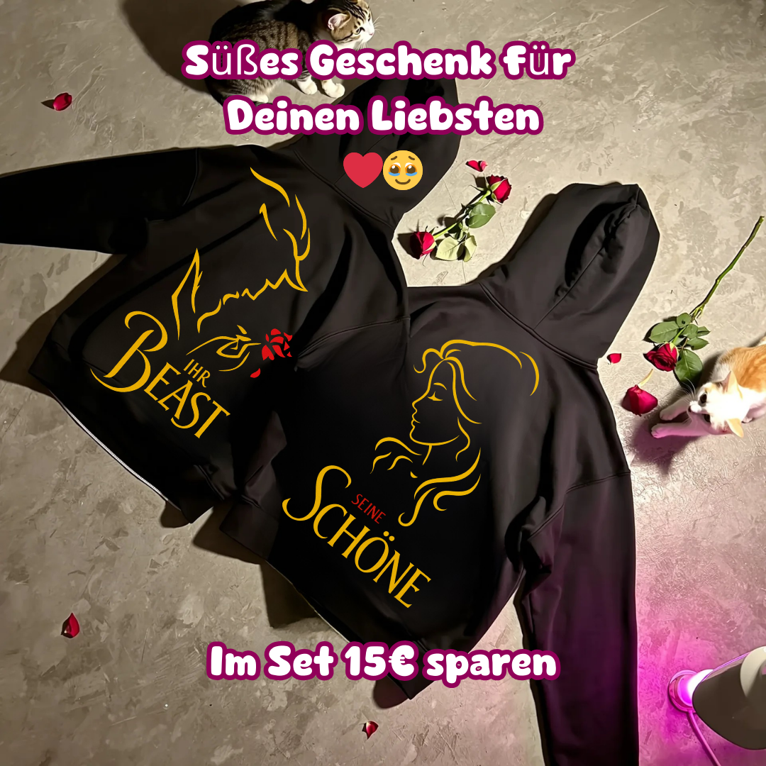 Schöne & Biest Kuschel Hoodie Bündel