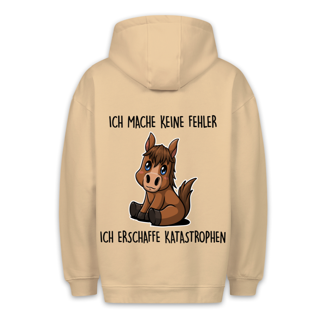 Katastrophen Pony - Hoodie Unisex Rückendruck