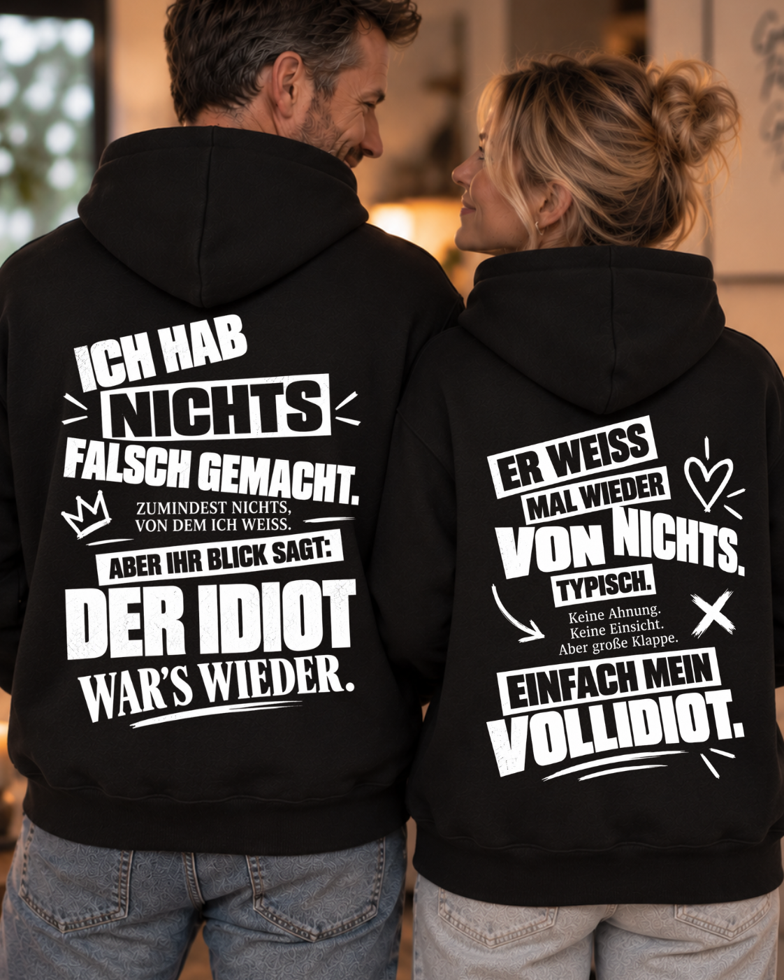 unwissend und fehlerhaft - Kuschel Hoodie Bündel