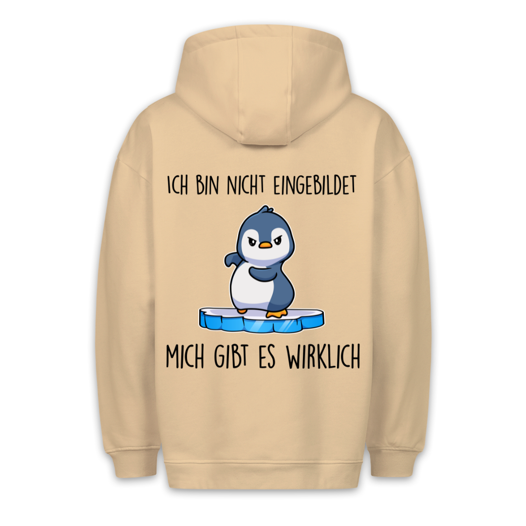 Eingebildet Pinguin - Hoodie Unisex Rückendruck