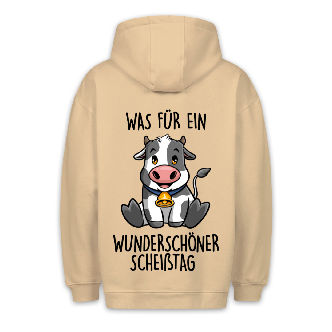 Scheißtag Kuh - Hoodie Unisex Rückendruck