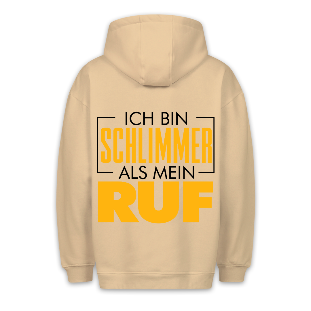 Mein Ruf - Hoodie Unisex Rückendruck