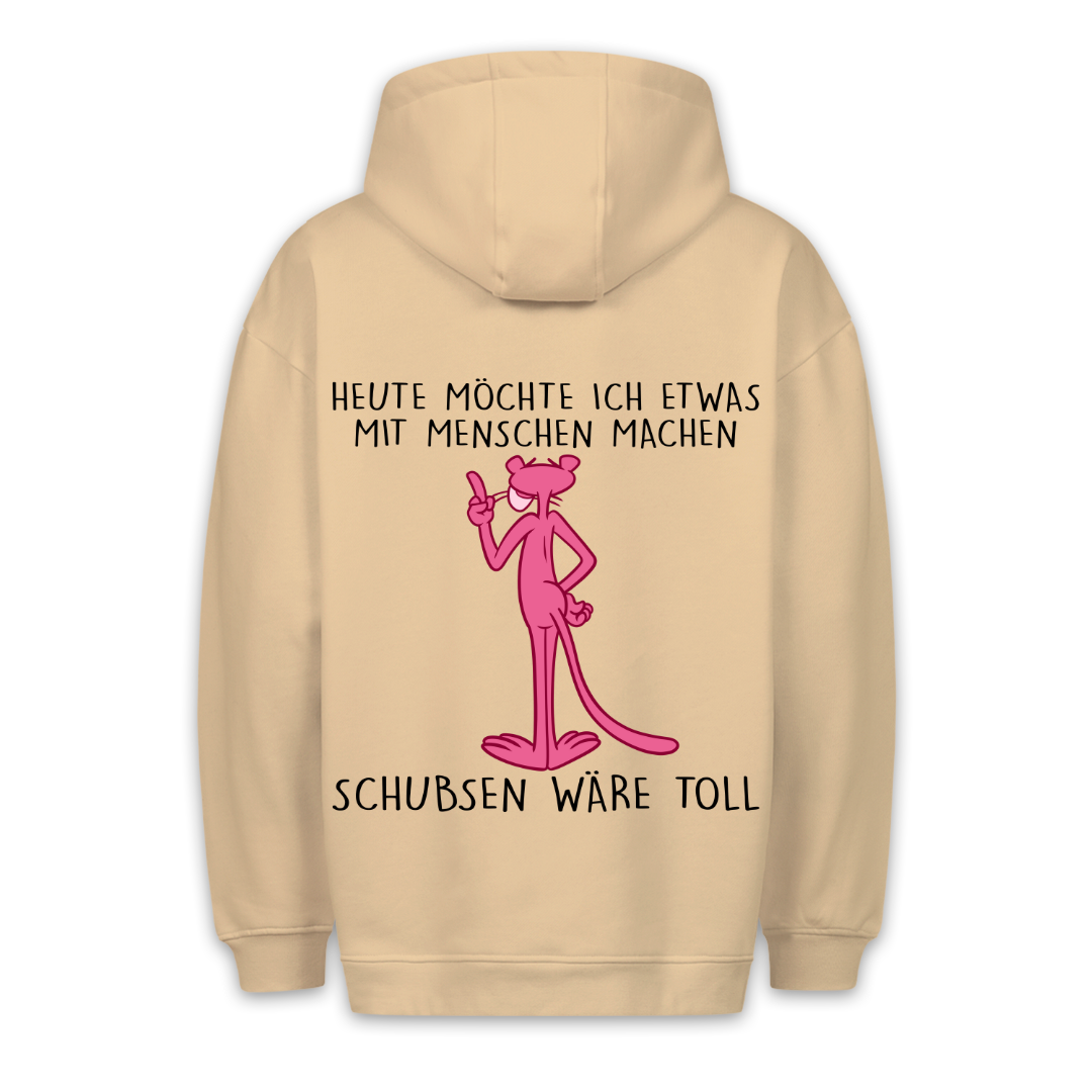 Mit Menschen machen Panther - Hoodie Unisex Rückendruck