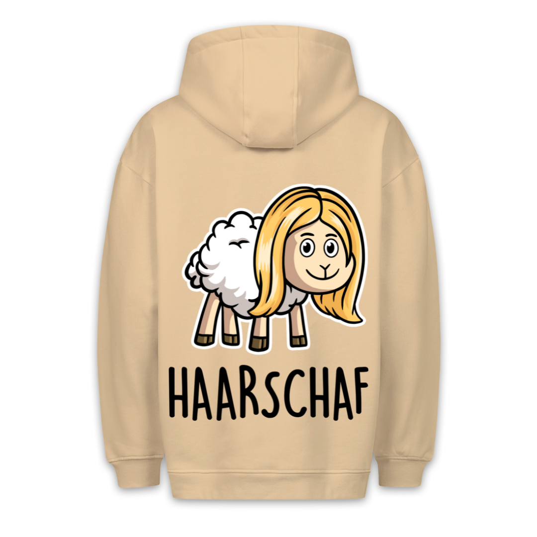 Haarschaf - Hoodie Unisex Rückendruck