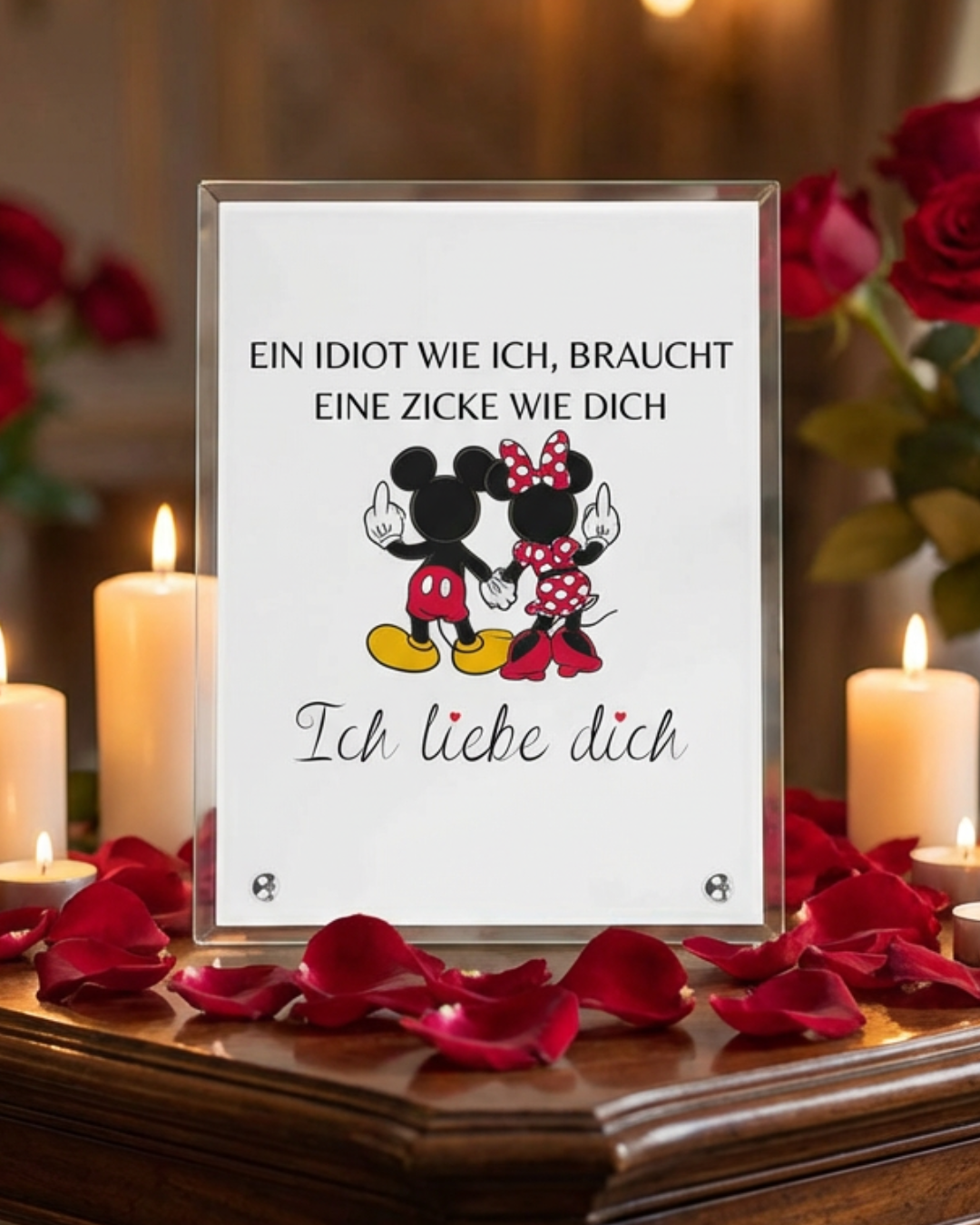 Ein Idiot wie ich - Glasaufsteller