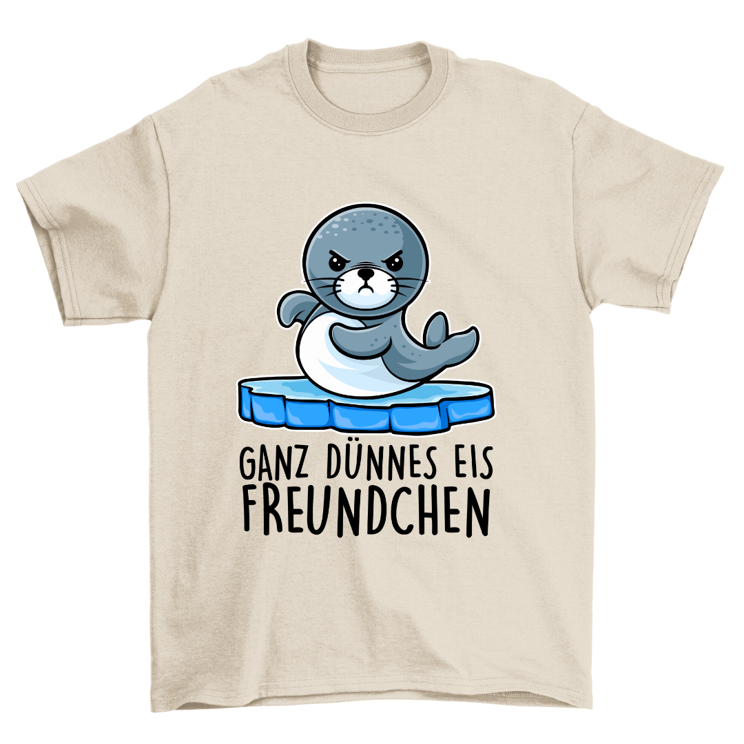 Dünnes Eis Robbe - Shirt Unisex