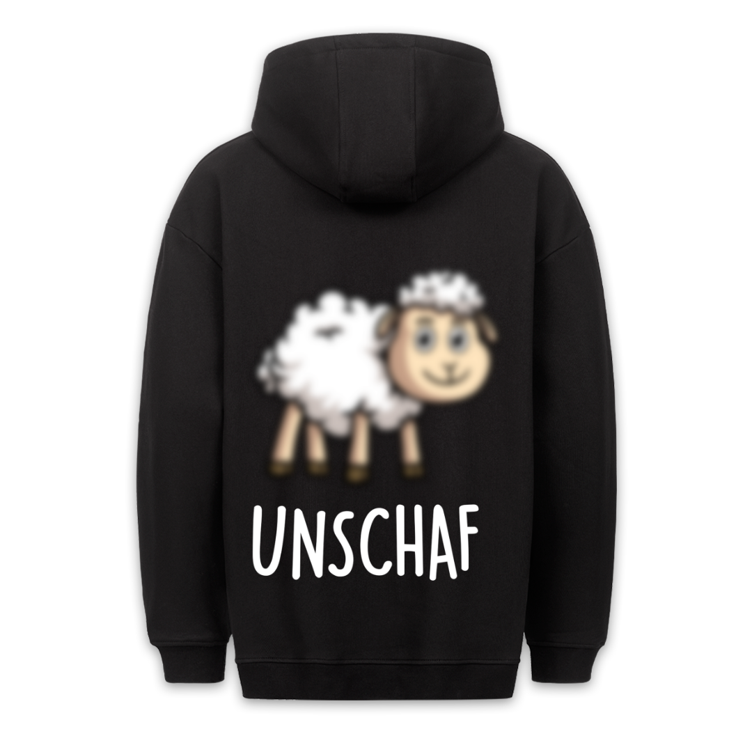 Unschaf Schaf - Hoodie Unisex Rückendruck