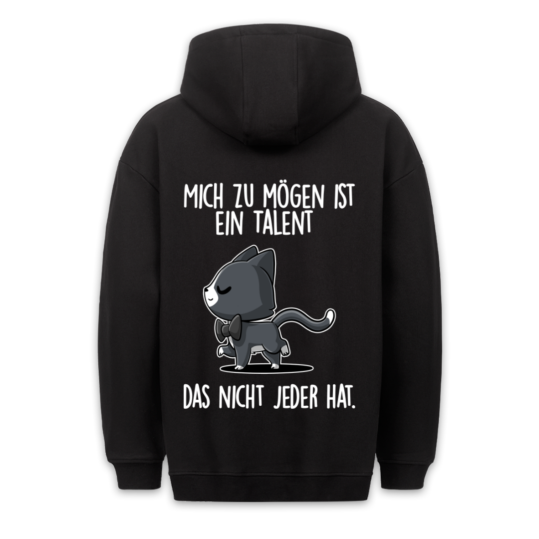 Talent Katze - Hoodie Unisex Rückendruck