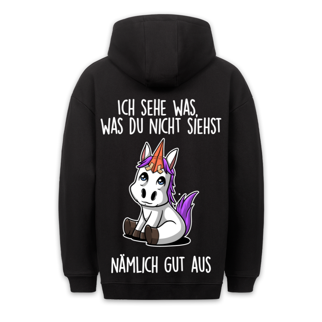 Nämlich Gut Aus Ponyhorn - Hoodie Unisex Rückendruck