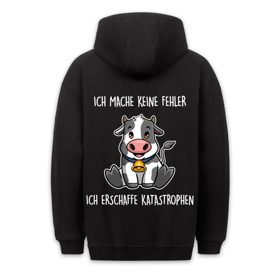 Katastrophen Kuh - Hoodie Unisex Rückendruck