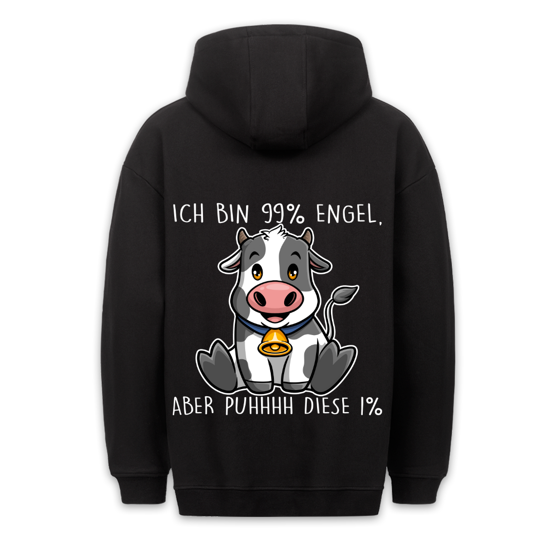 Engel Kuh - Hoodie Unisex Rückendruck