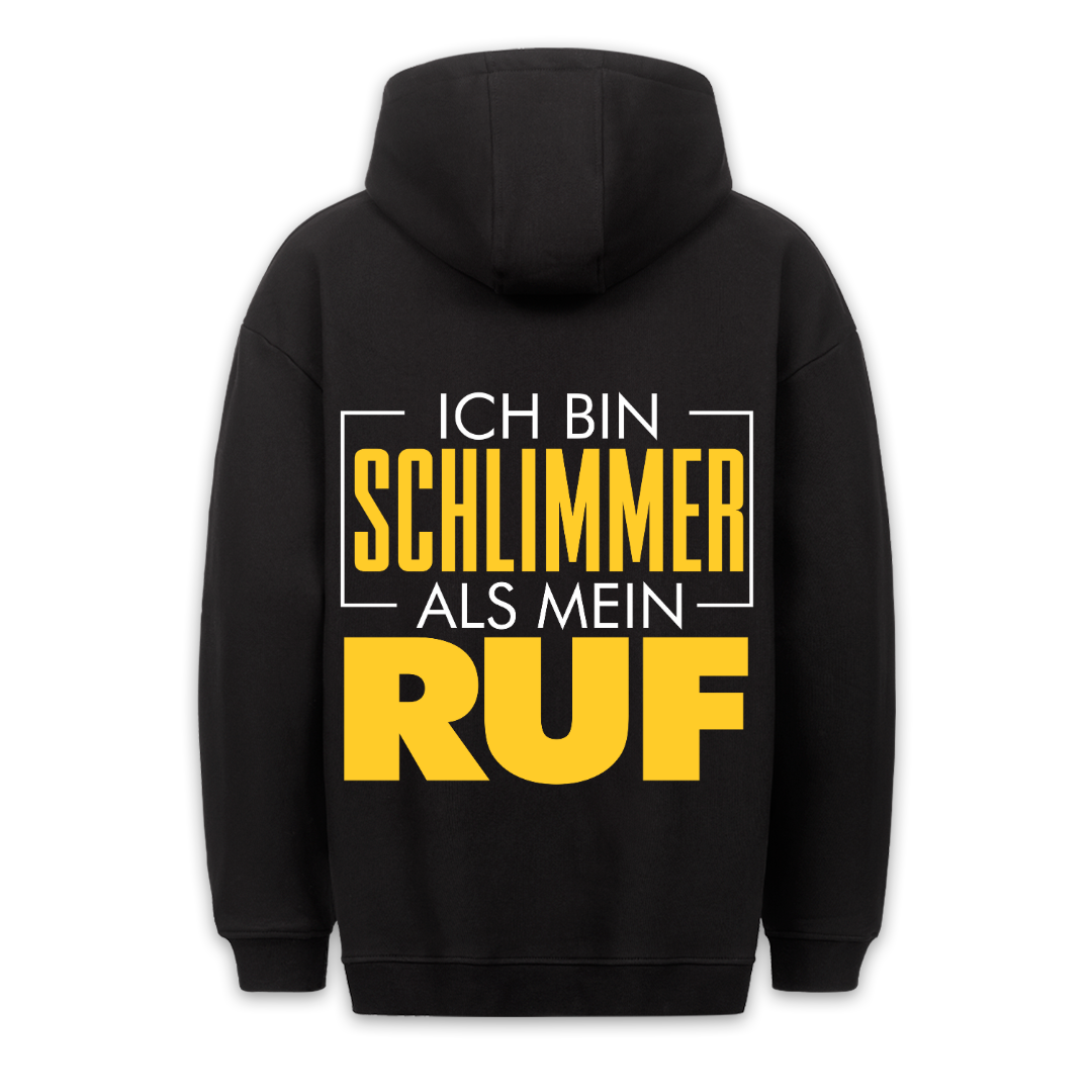 Mein Ruf - Hoodie Unisex Rückendruck