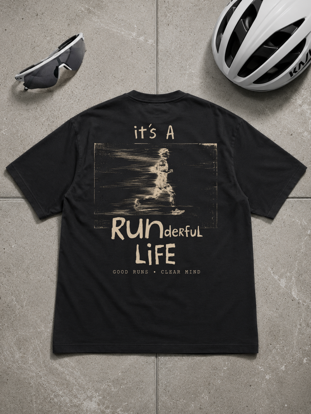 RUNderful Life - Shirt Oversized Backprint