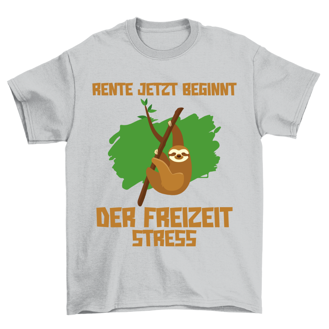 Freizeit Faultier - Shirt Unisex