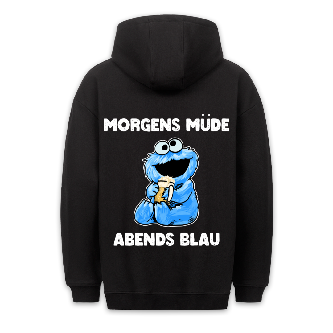 Abends Blau - Hoodie Unisex Rückendruck