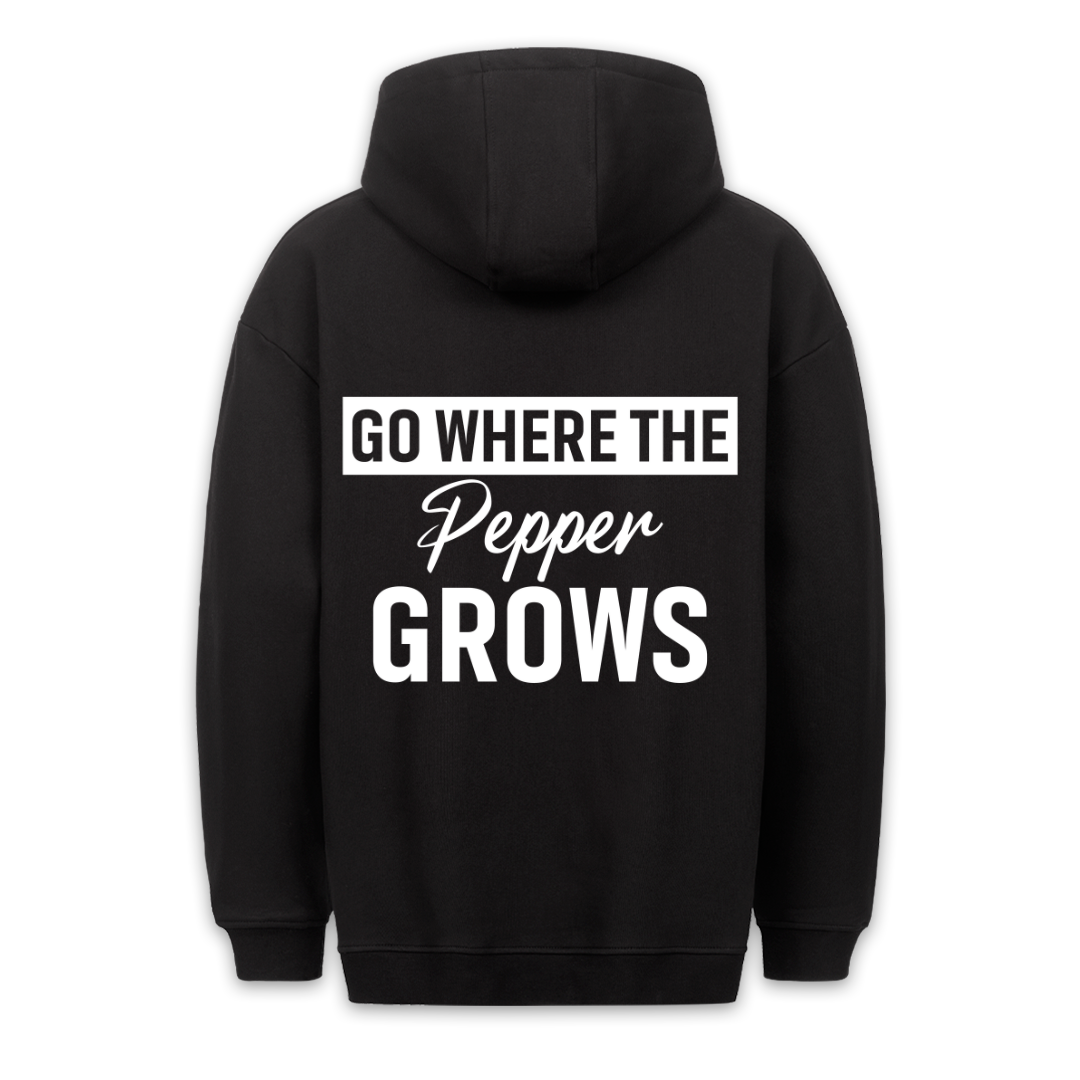 Where the Pepper grows - Hoodie Unisex Rückendruck