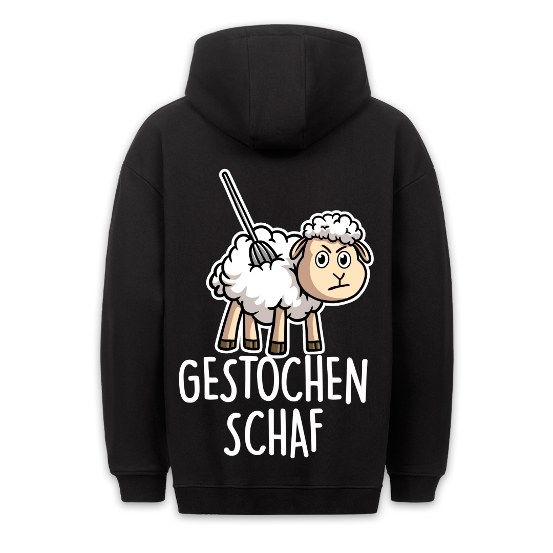 Gestochen Schaf - Hoodie Unisex Rückendruck