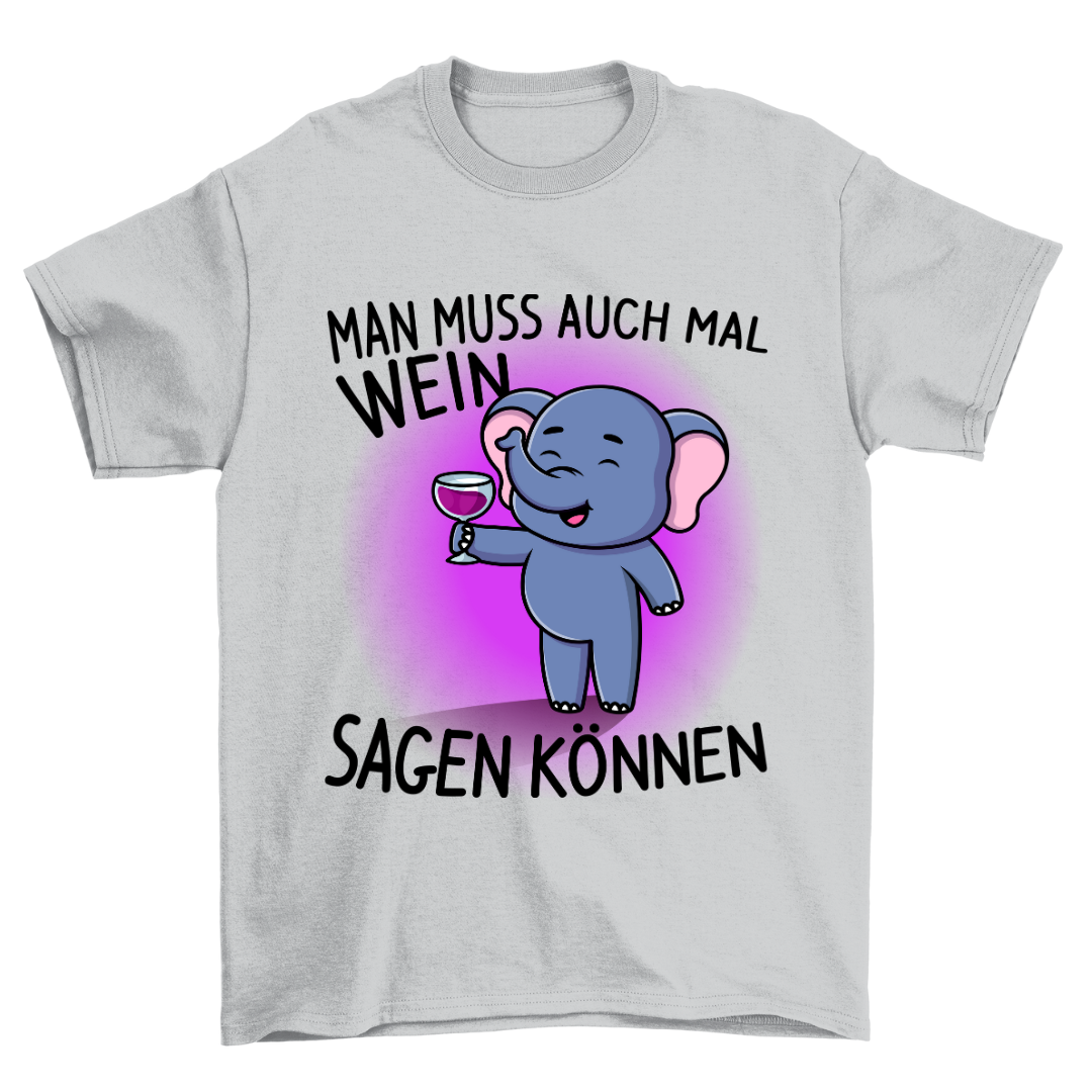 Wein Elefant - Shirt Unisex