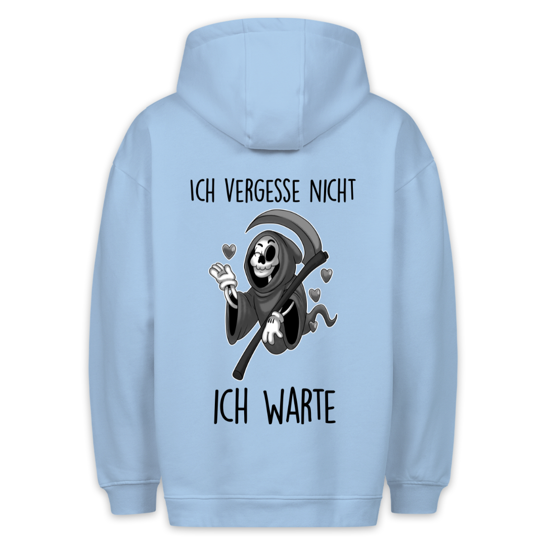 Nicht Vergessen - Hoodie Unisex Rückendruck