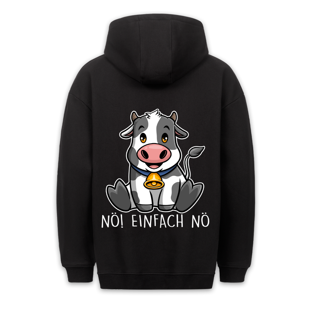 Nö! Kuh - Hoodie Unisex Rückendruck