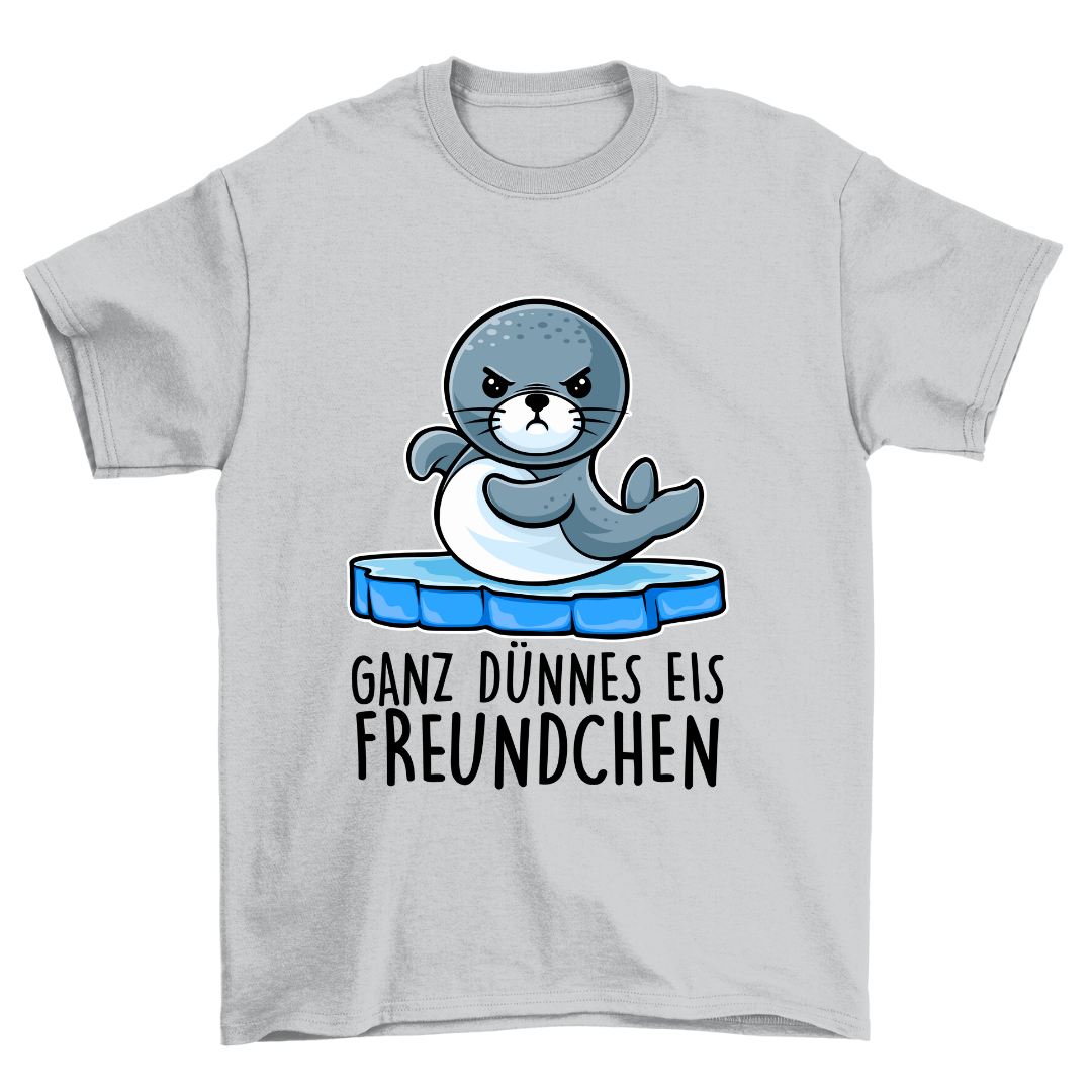 Dünnes Eis Robbe - Shirt Unisex