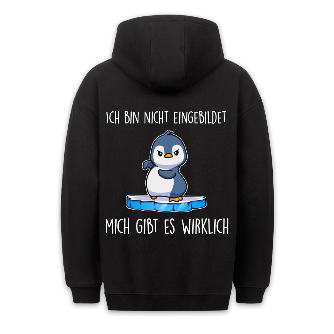 Eingebildet Pinguin - Hoodie Unisex Rückendruck