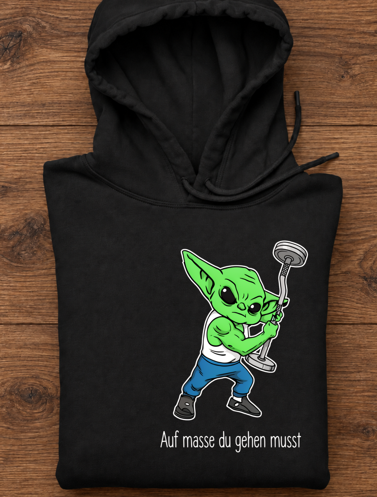 Auspuff umbauen du musst - Hoodie Unisex Backprint