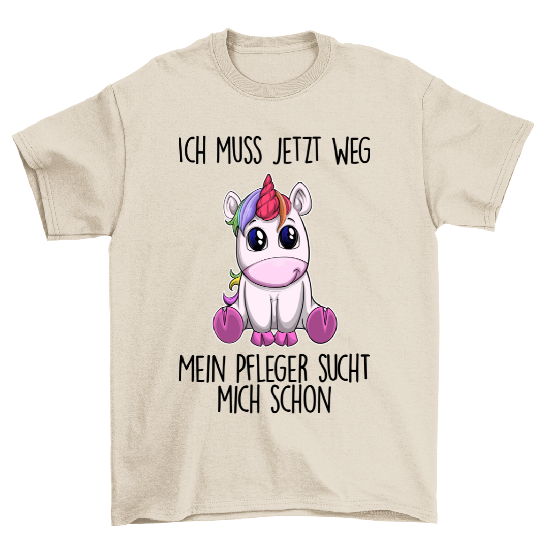Pfleger Einhorn - Shirt Unisex