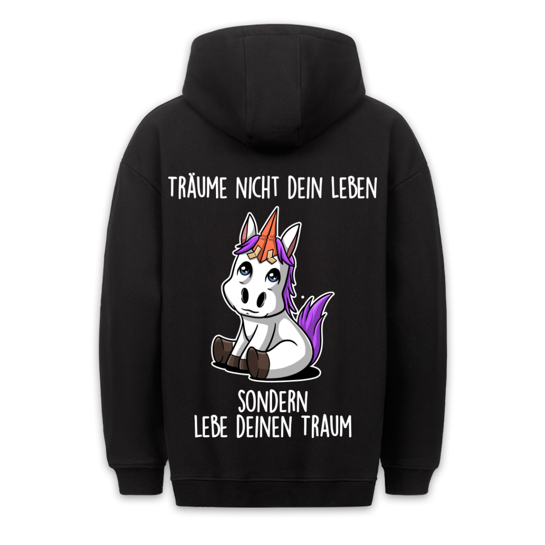 Traum Ponyhorn - Hoodie Unisex Rückendruck