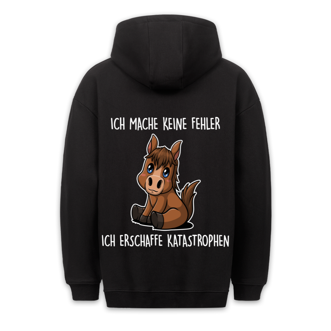 Katastrophen Pony - Hoodie Unisex Rückendruck