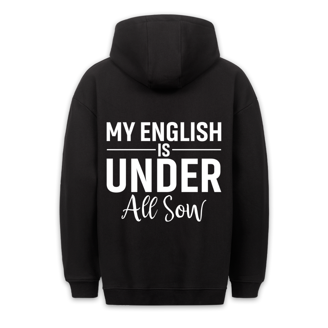 My English - Hoodie Unisex Rückendruck
