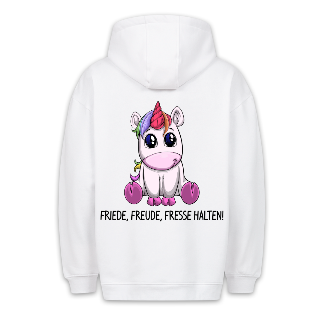 Fr*sse Einhorn - Hoodie Unisex Rückendruck