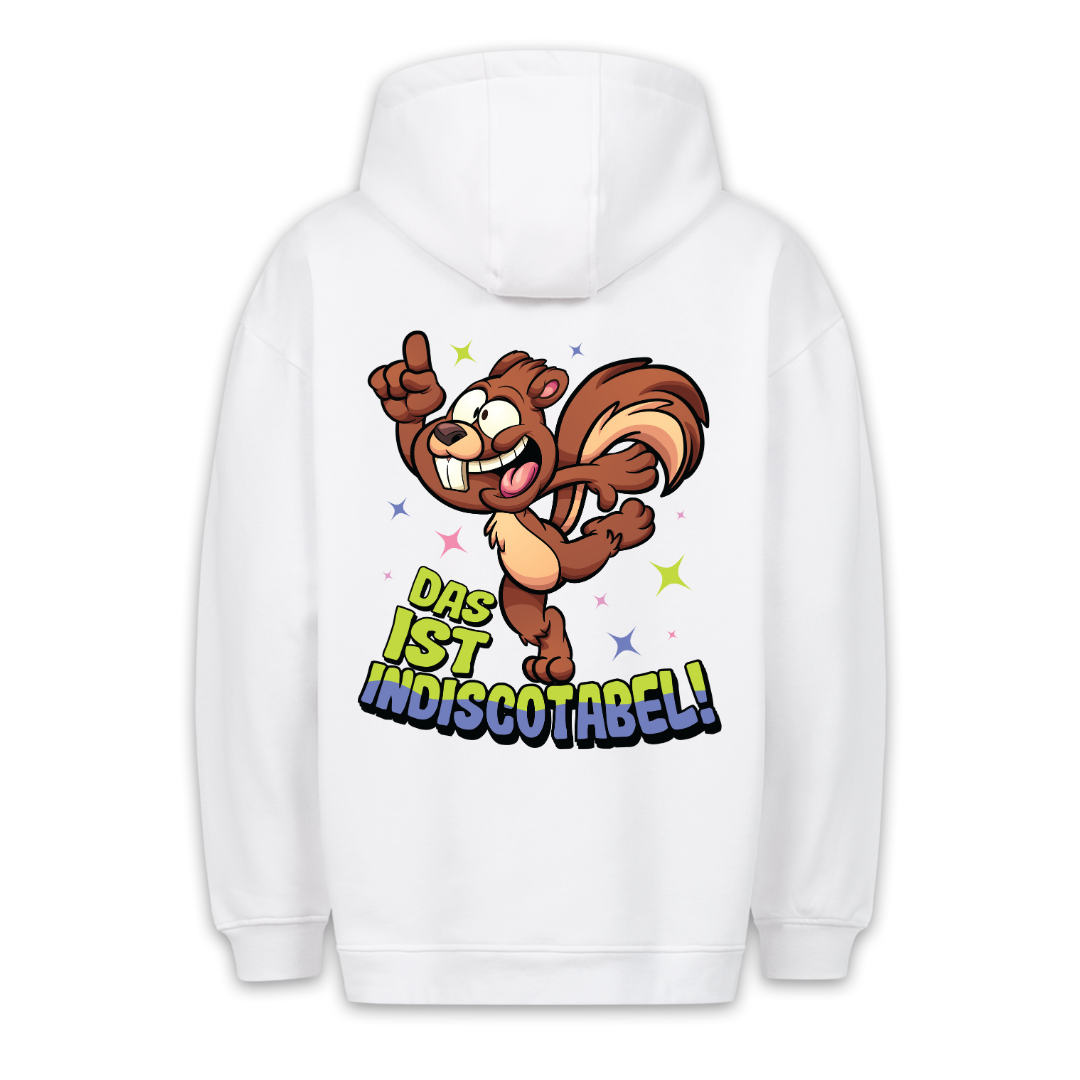 Indiscotabel - Hoodie Unisex Rückendruck