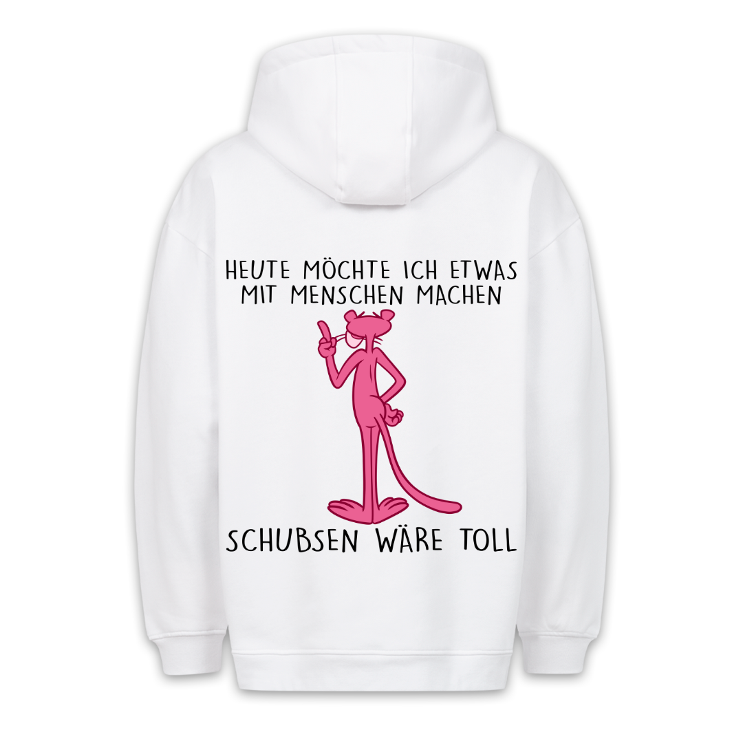 Mit Menschen machen Panther - Hoodie Unisex Rückendruck