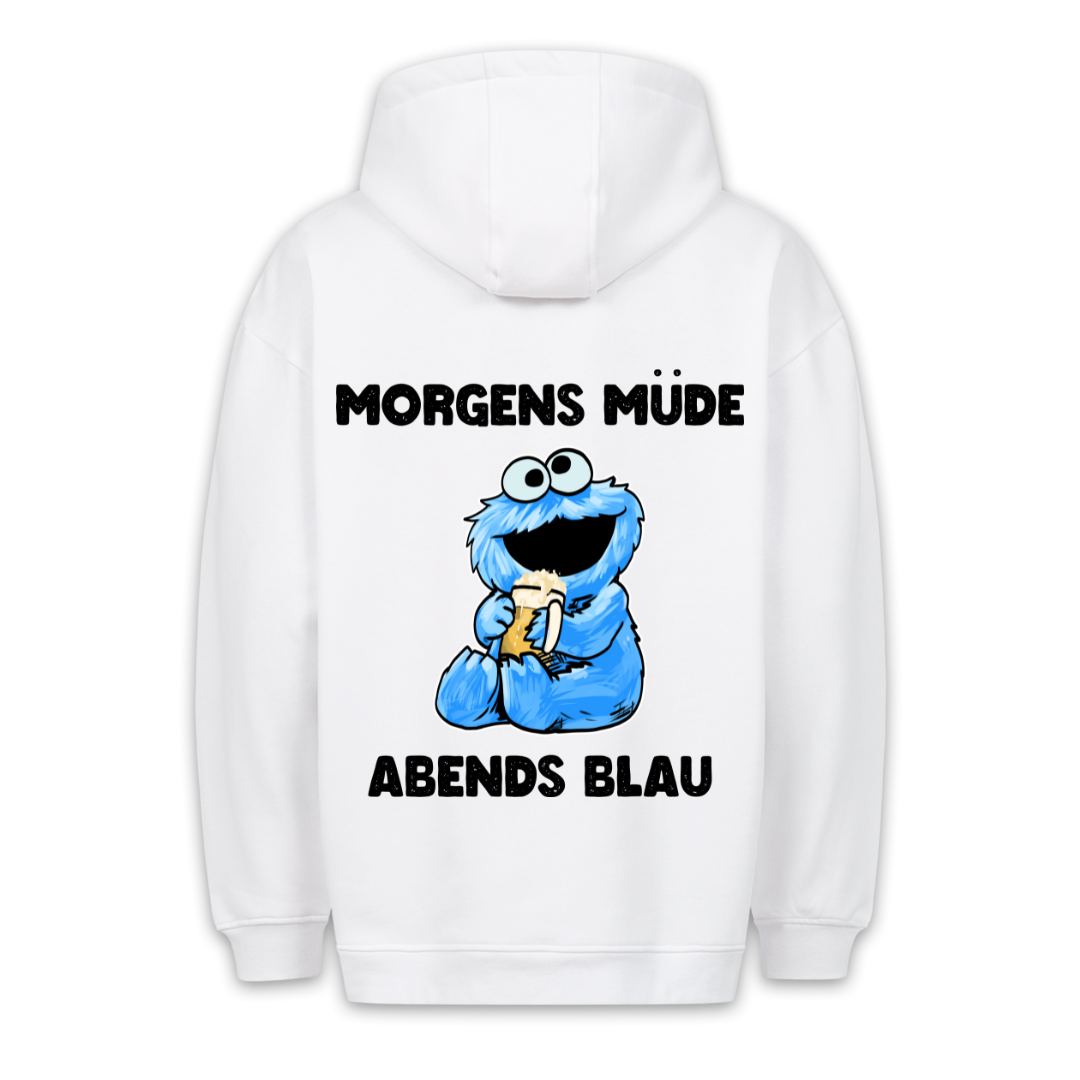 Abends Blau - Hoodie Unisex Rückendruck
