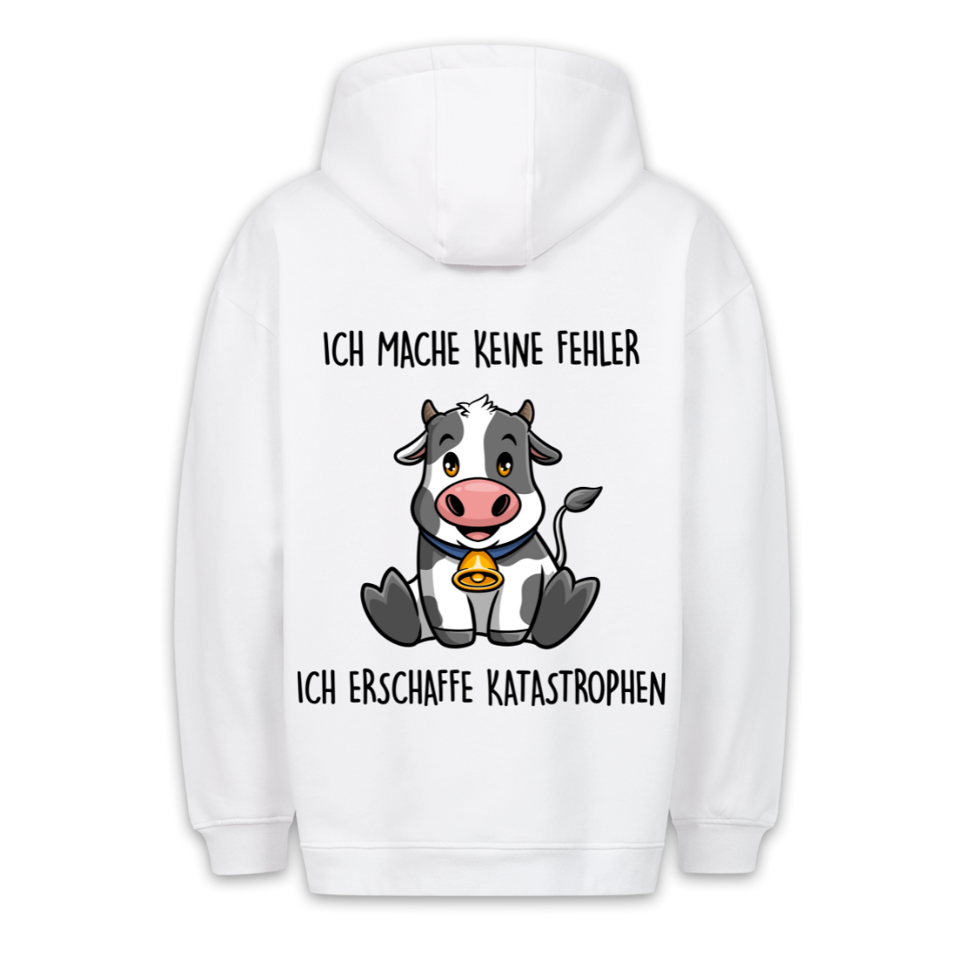 Katastrophen Kuh - Hoodie Unisex Rückendruck