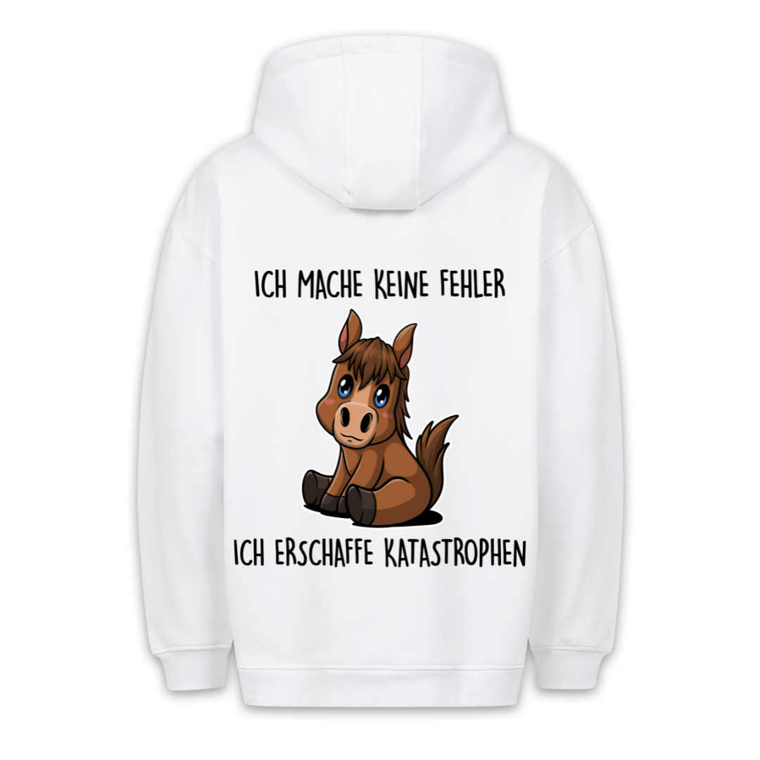 Katastrophen Pony - Hoodie Unisex Rückendruck