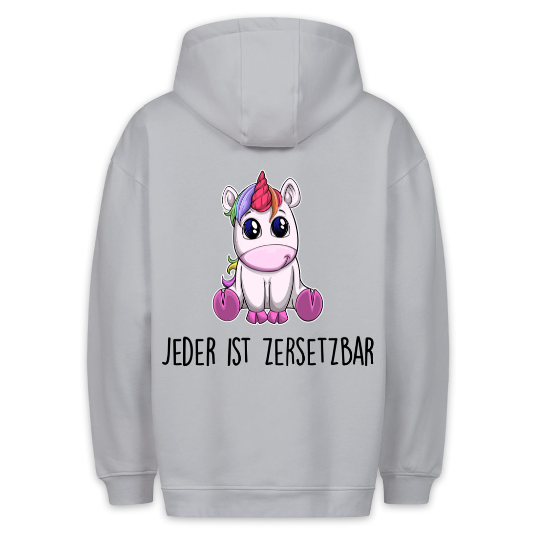 Zersetzbar - Hoodie Unisex Rückendruck