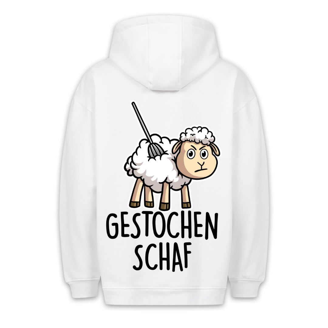 Gestochen Schaf - Hoodie Unisex Rückendruck