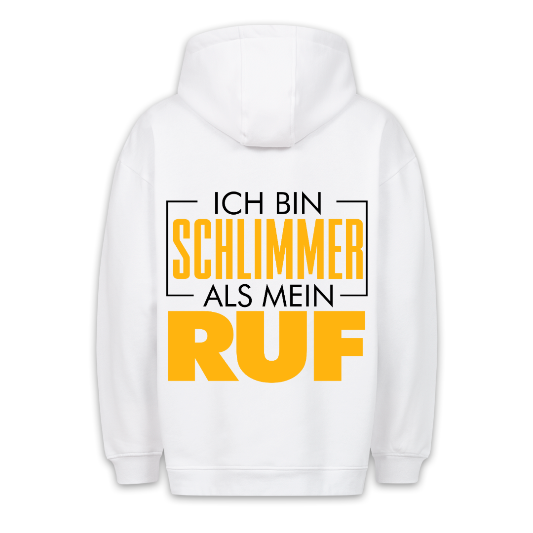 Mein Ruf - Hoodie Unisex Rückendruck