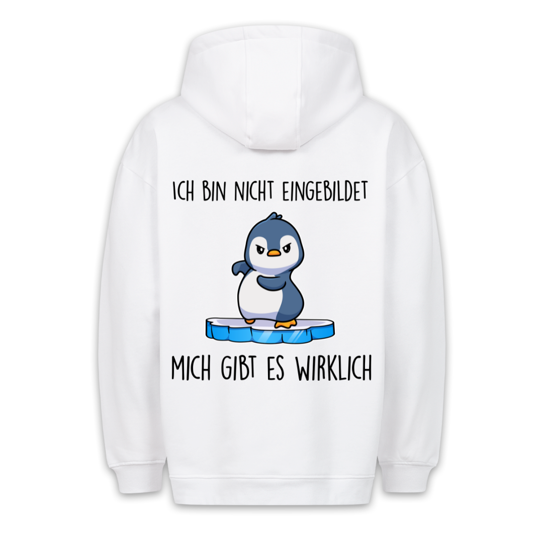 Eingebildet Pinguin - Hoodie Unisex Rückendruck