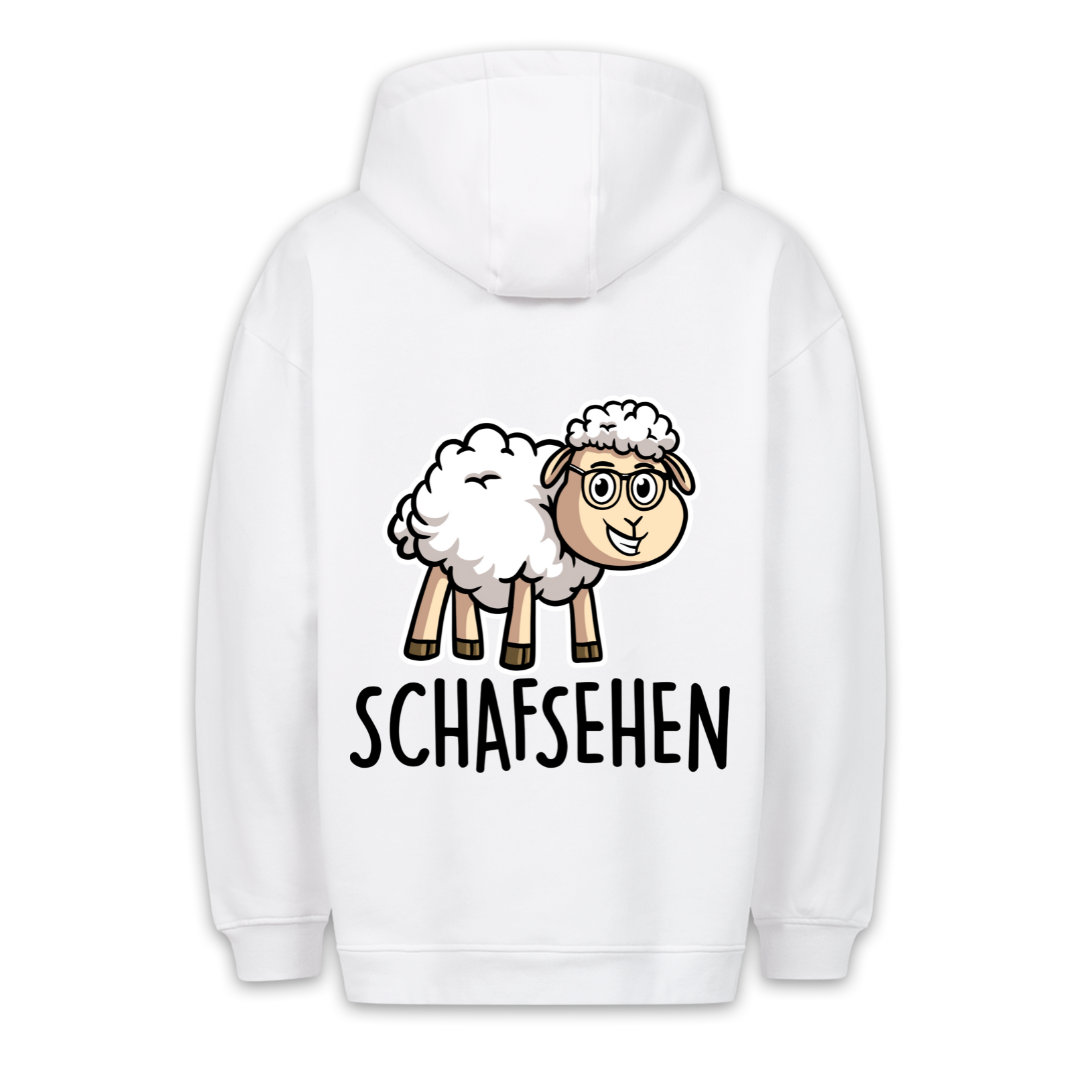 Schafsehen - Hoodie Unisex Rückendruck