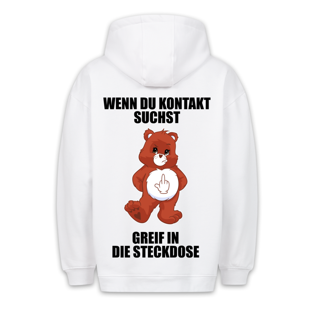 Kontakt Bär - Hoodie Unisex Rückendruck
