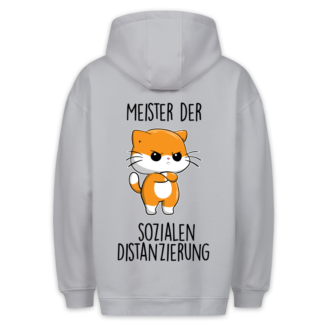 Soziale Distanzierung - Hoodie Unisex Rückendruck