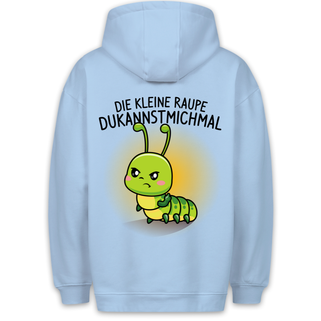 Kleine Raupe - Hoodie Unisex Rückendruck