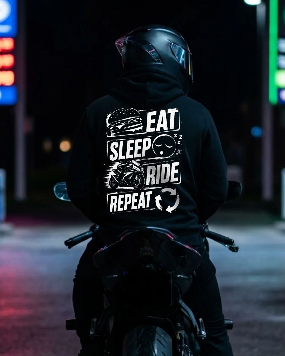 Eat Sleep Ride - Premium Unisex Hoodie