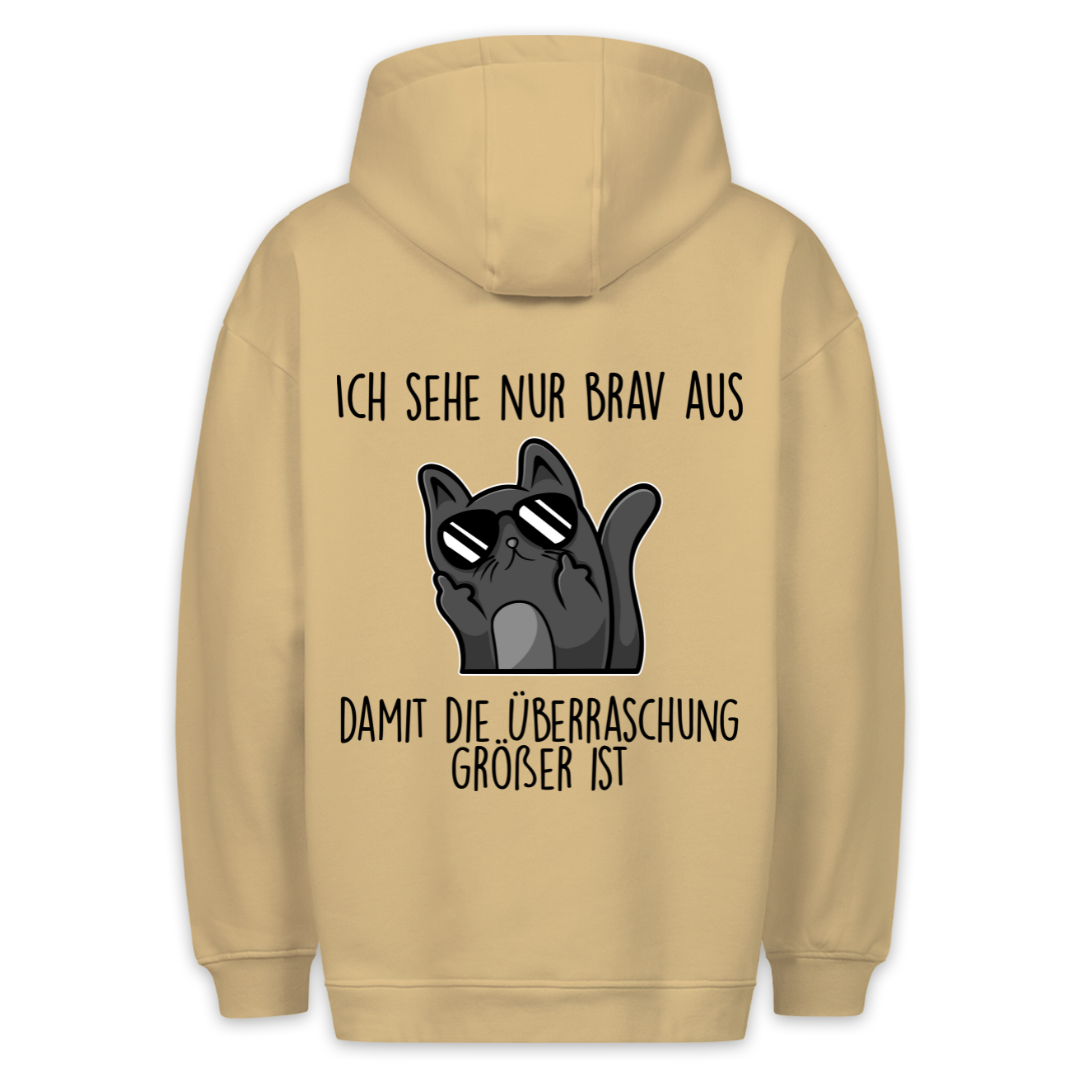 Brav aussehen - Hoodie Unisex Rückendruck
