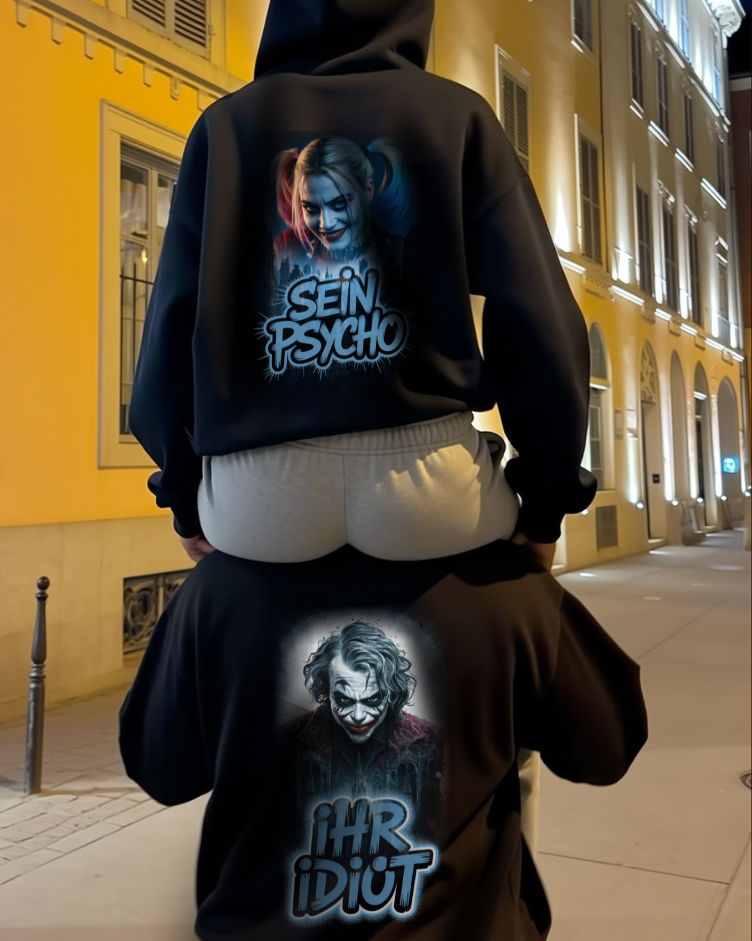 Idiot & Psycho - Kuschel Hoodie Bündel