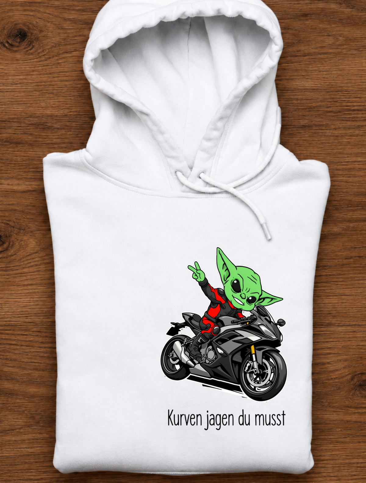 kurven jagen - Hoodie Unisex Backprint